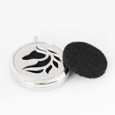 Perfume/Essential Oil Locket - Horse Locket - Silver Tone